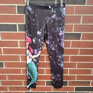 Disney The Little Mermaid Ariel Leggings Junior Women’s Deep Sea NWOT New Size S